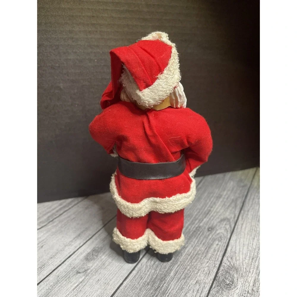 Vtg Rare Albert Price Santa Claus With The Naughty & Nice Book And Bag Of Toys